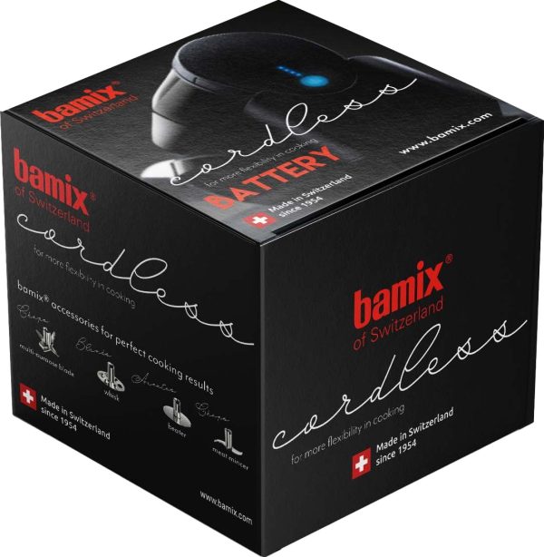 Bamix ledningsfri stavblenderbatteri 3100.001 (sort)
