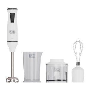 Black & Decker Stavblender Hand Blender 750W White Accessories - 750 W