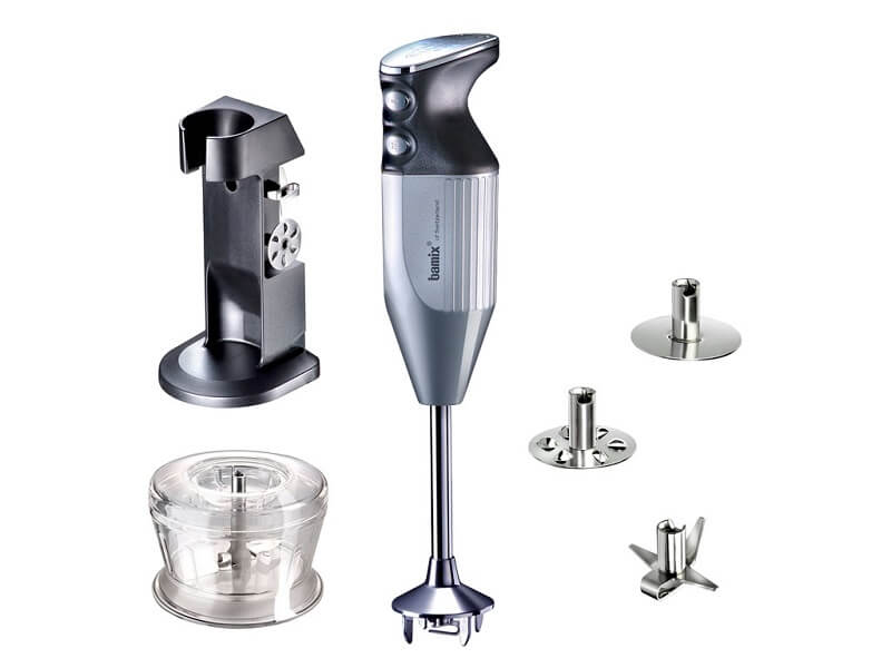 Bamix Stavblender Deluxe 200 watt C Sølvgrå