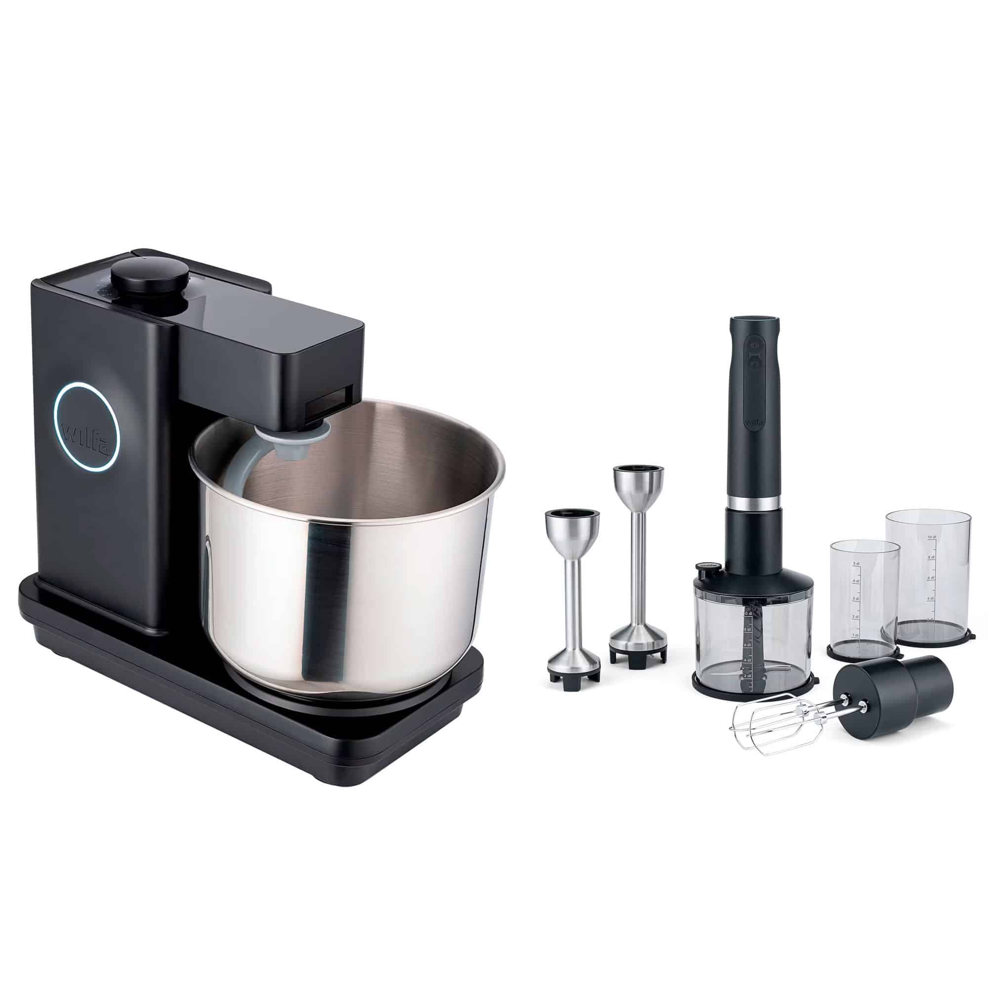 Wilfa KM1B-70 Probaker køkkenmaskine + IM4B-1000FP Prostick stavblender